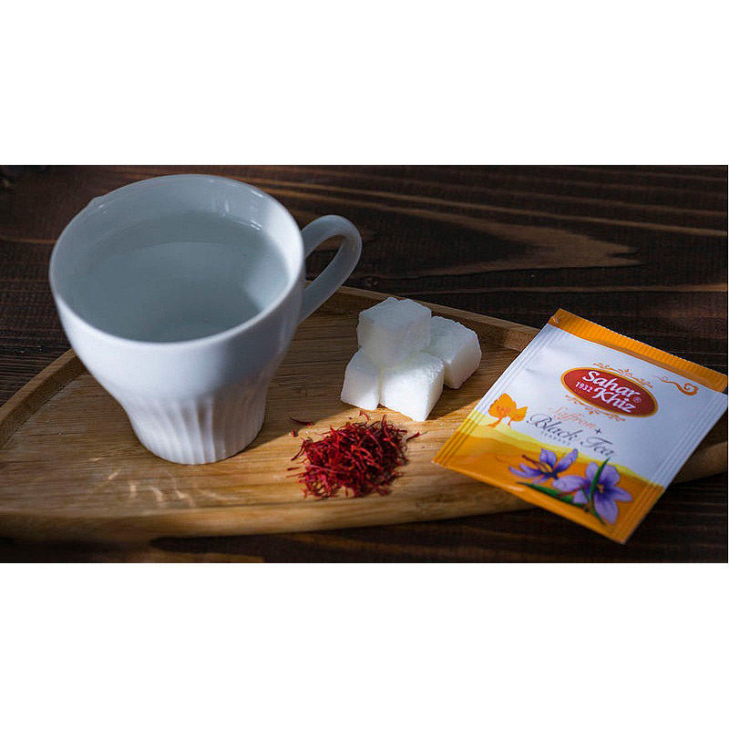 Saharkhiz Saffron Black Tea 20 Teabags چای سیاه کیسه ای زعفرانی