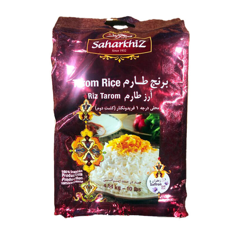 Tarom Rice Saharkhiz Tarom Rice 4.5 kg | برنج طارم سحرخیز ۴.۵ کیلوگرم a12541