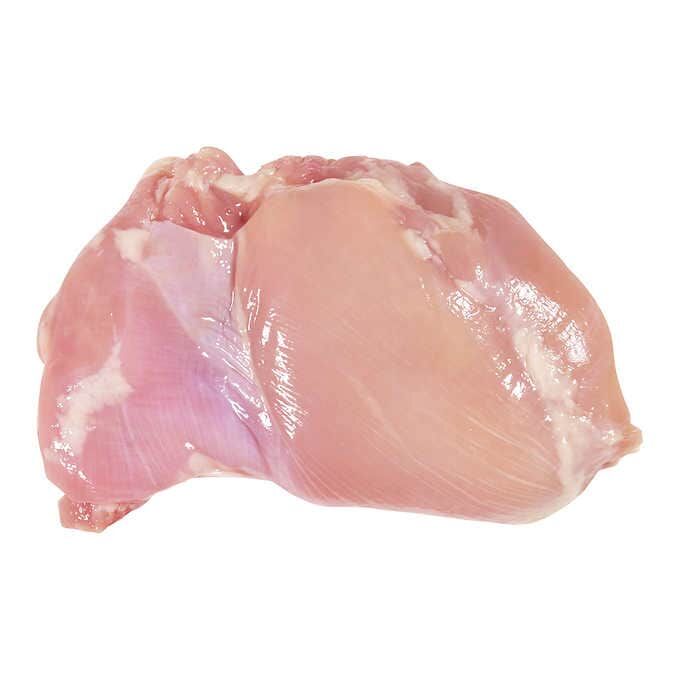 Halal Boneless Skinless Chicken Thighs 5.49 /LB بالا ران بدون پوست