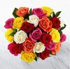 Deluxe-24 Mix Color Roses Bouquet-2 Dozen